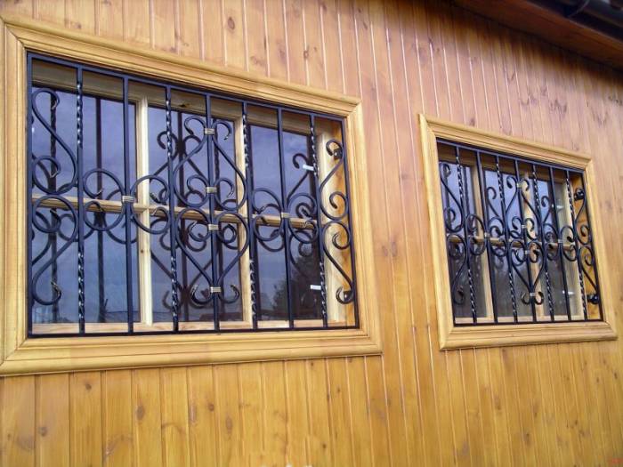 Кованые решетки на окна, фотография 2