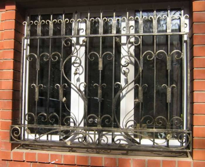 Кованые решетки на окна, фотография 4