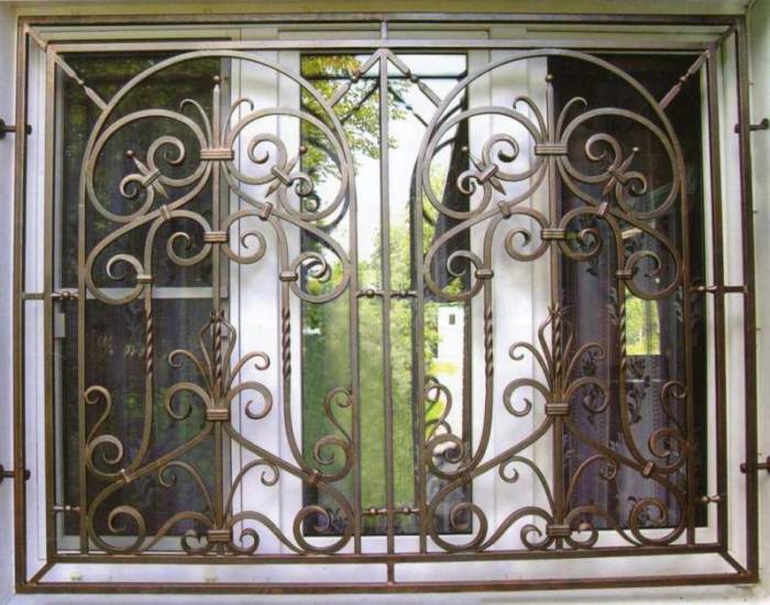 Кованые решетки на окна, фотография 6