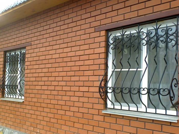 Кованые решетки на окна, фотография 12