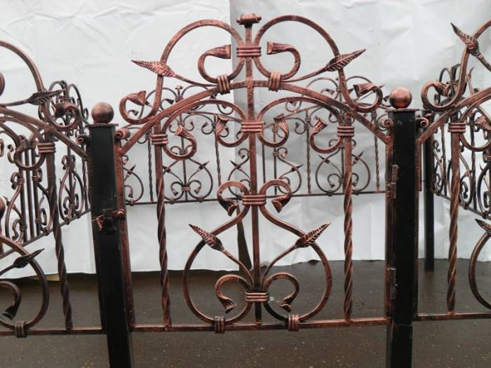 Кованые ритуальные ограды, фотография 9