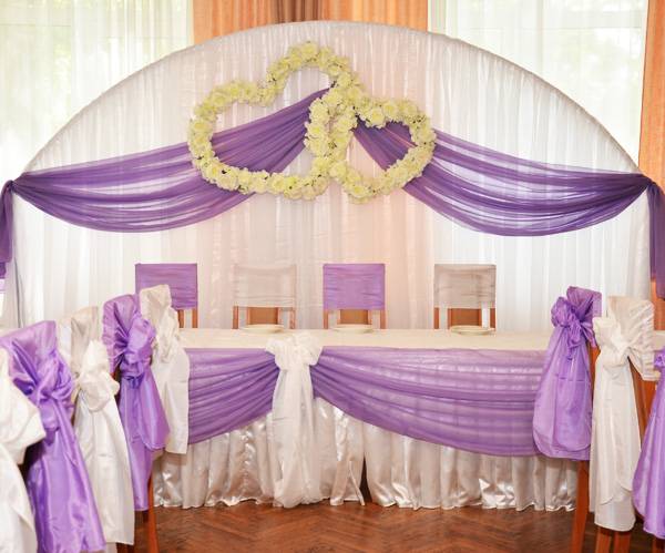 Оформление свадебного стола, фотография 3