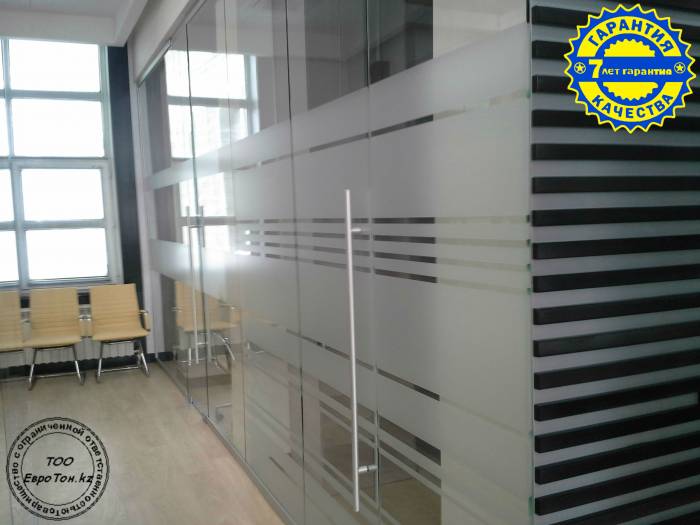 Тонировка офисных перегородок,витражей,балконов, фотография 1