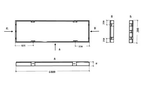 Новые дорожные плиты ПДН-14, 6000х2000х140, фотография 2