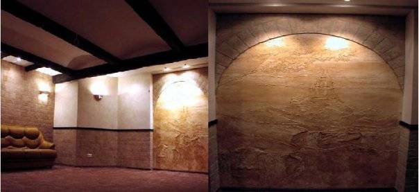 Декоративные штукатурки квартир, котеджей , фотография 2