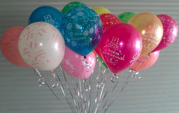 Гелиевые шары с рисунком, фотография 1