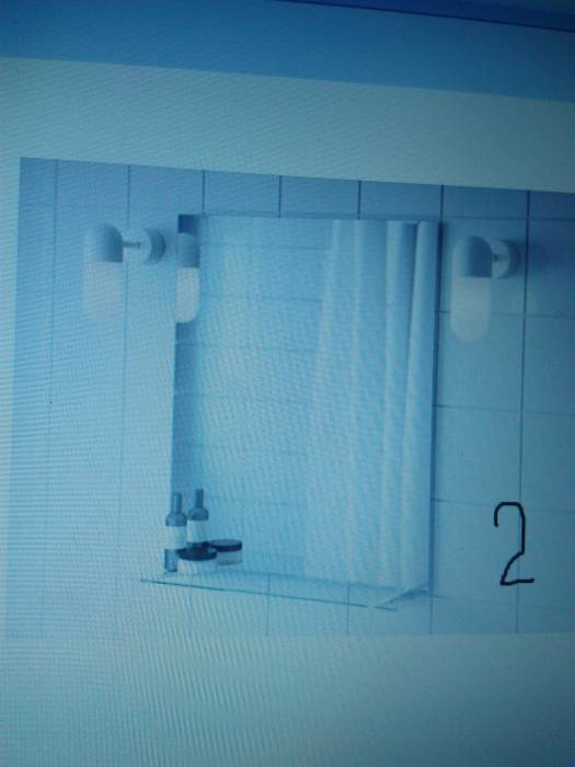 Тумба+раковина+сифон, зеркала, фотография 5