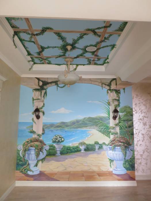 Художественная роспись стен и потолков, фотография 3