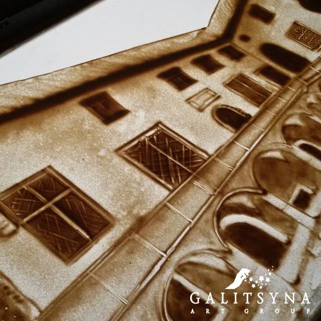 Песочное шоу и снежная анимация  Астане, фотография 2