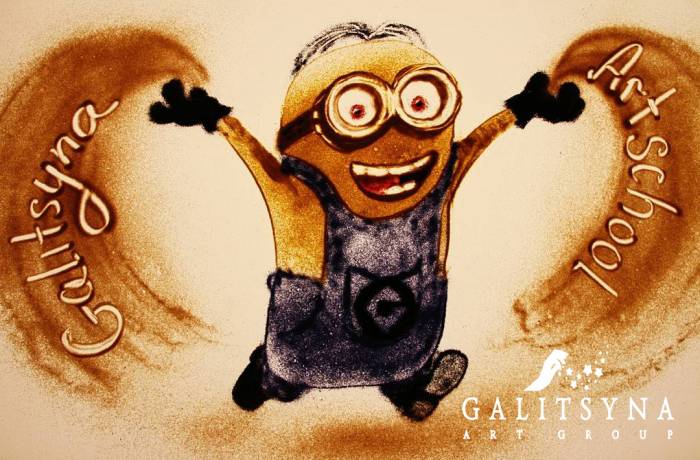 Песочное шоу и снежная анимация  Астане, фотография 6