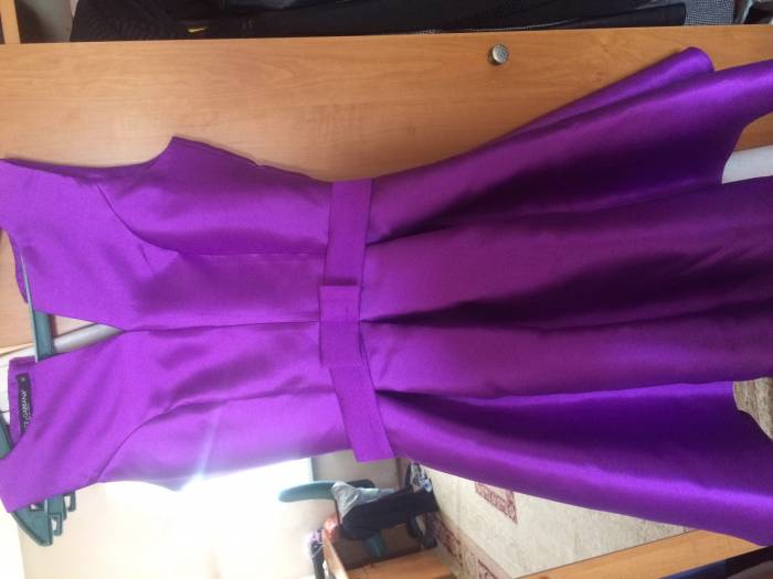 Срочно продам фиолетовое платье!, фотография 4
