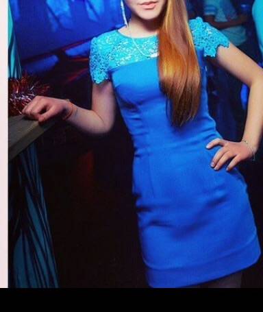 Срочно продам синее красивое платье!, фотография 1