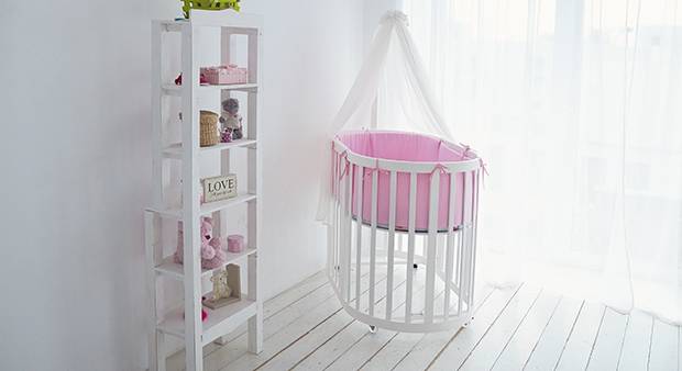 Детские овальные кроватки трансформер 6в1, фотография 2