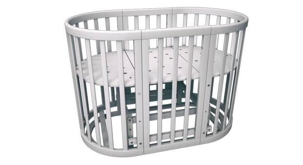 Детские овальные кроватки трансформер 6в1, фотография 12