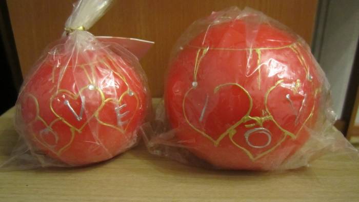 Продам свечи: блестящие,с надписью,ароматизированные!, фотография 8