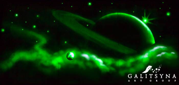 Рисунки светом в Алматы, фотография 3