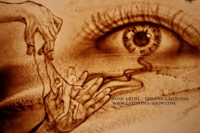 Песочное шоу  в Алматы, фотография 3