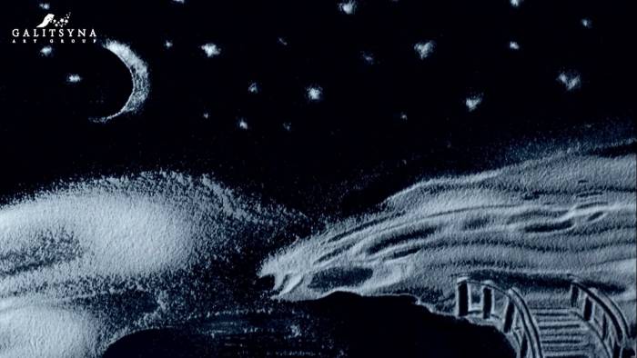 Рисование снегом или песочная анимация в Алматы, фотография 2