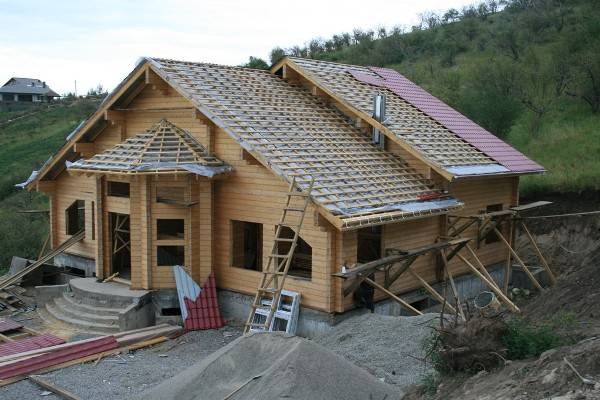 Деревянный дом, Дом из бруса, дом из Финляндии, баня из клееного бруса и оцилиндрованного бревна., фотография 7