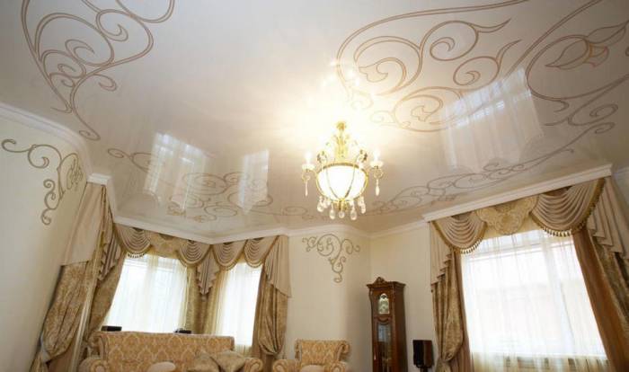 Натяжные потолки, фотография 1