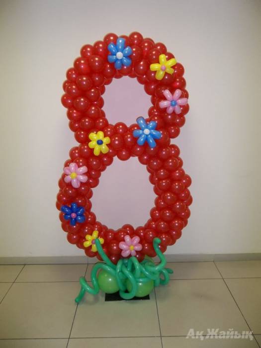 гелиевые шары на 8 марта, фотография 6