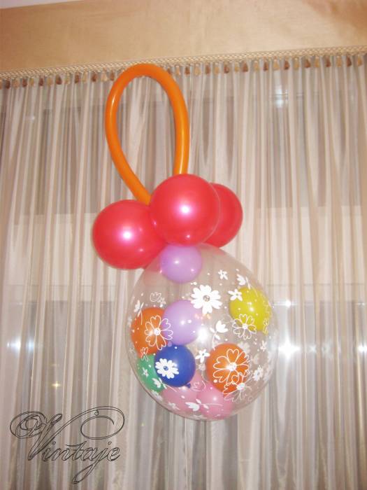 оформление шарами на годик ребёнку, фотография 4