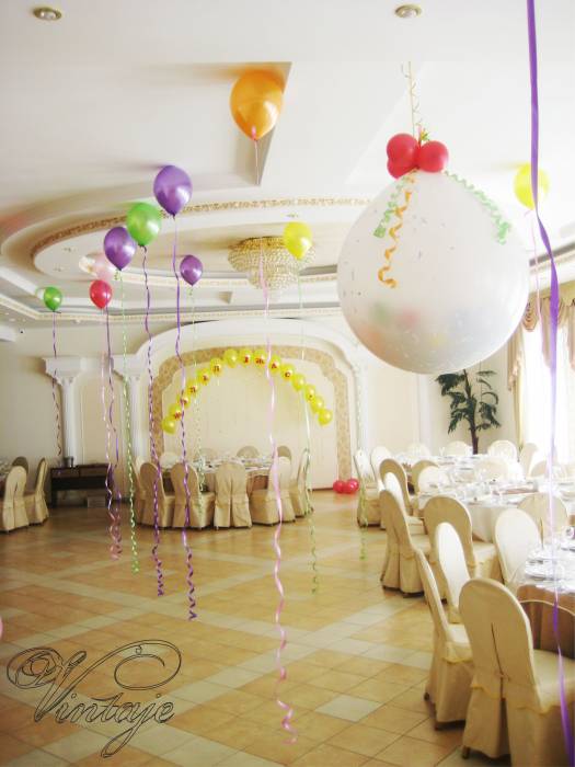 детское оформление шарами, фотография 1