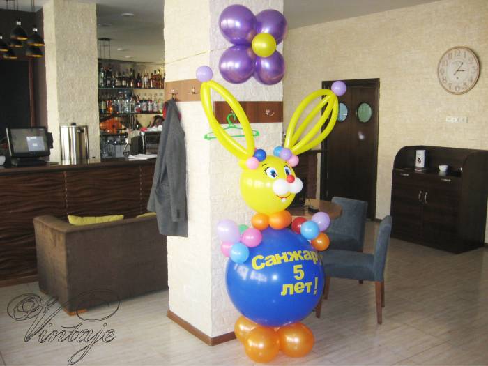 детское оформление шарами, фотография 4