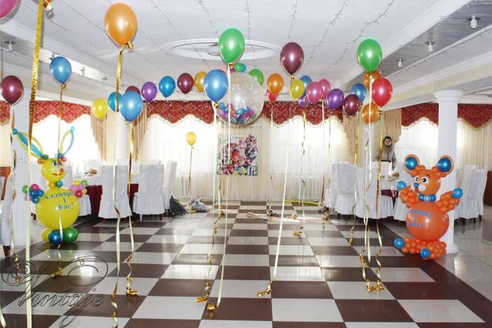 гелиевые шары на детский праздник, фотография 2