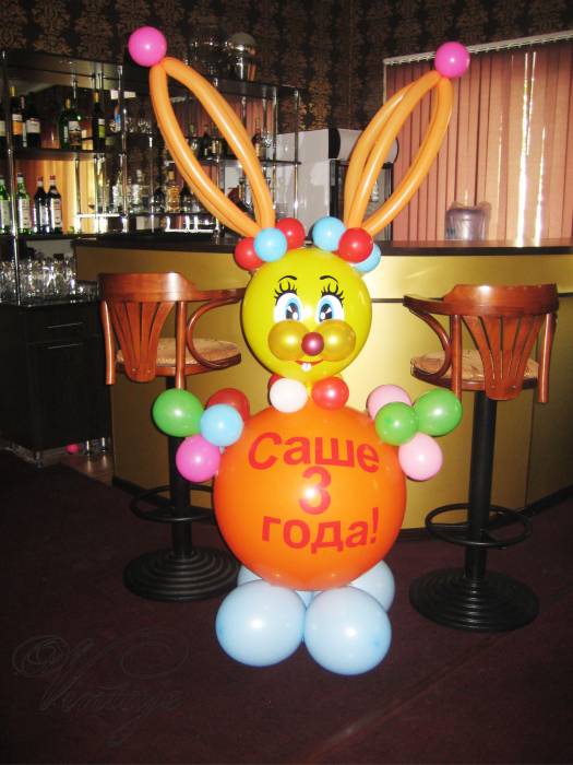 фигурки из шаров на 8 марта, фотография 4