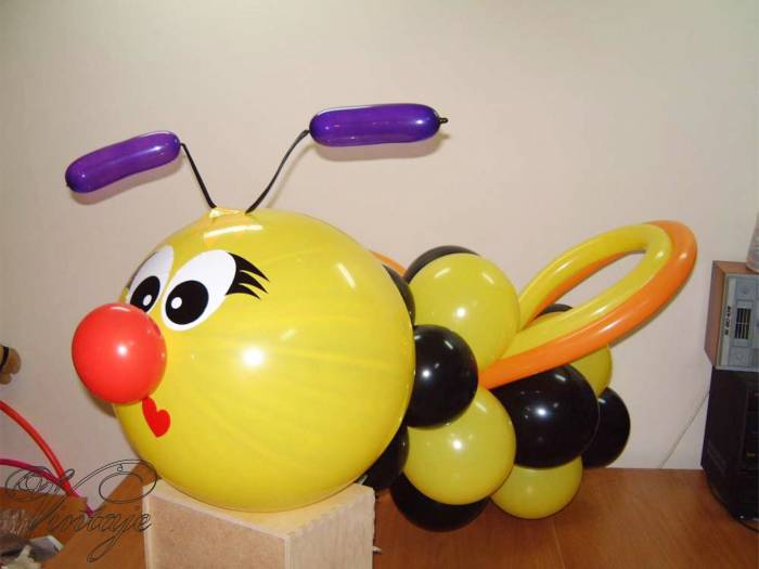 фигурки из шаров на 8 марта, фотография 6