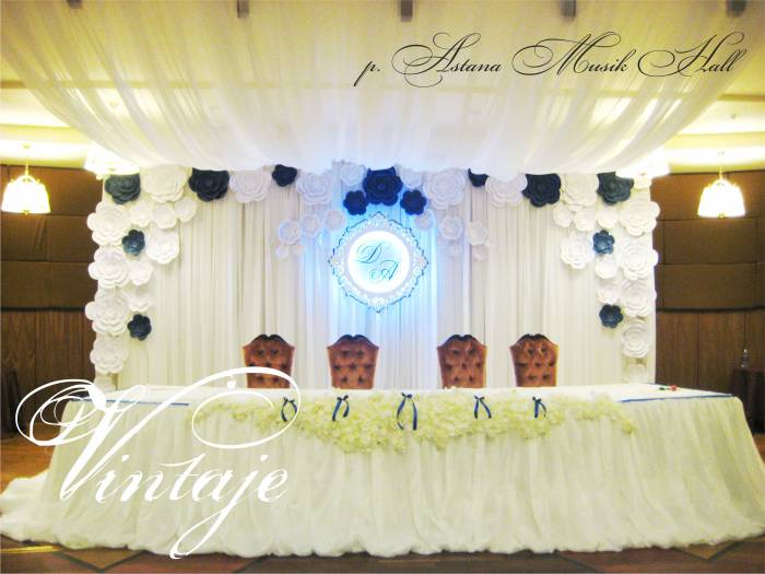 свадебный декор тканью, фотография 4