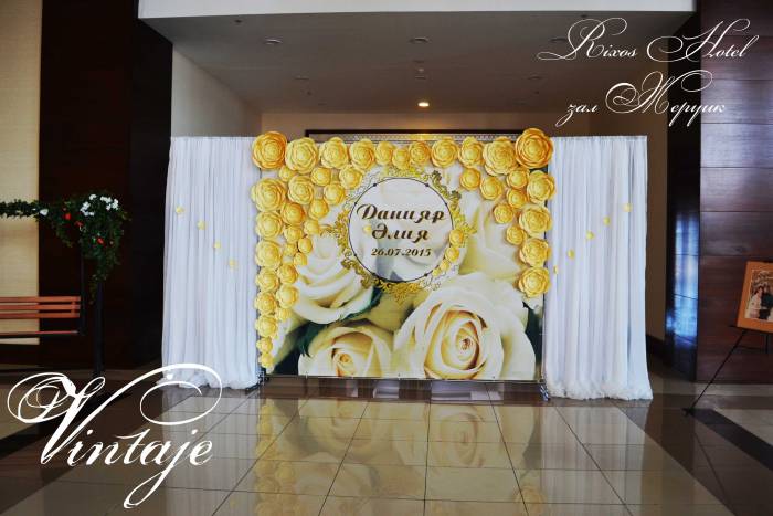 свадебная фото зона, фотография 3