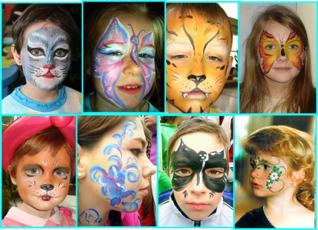 Яркие и удивительные рисунки - аквагрим , фотография 2