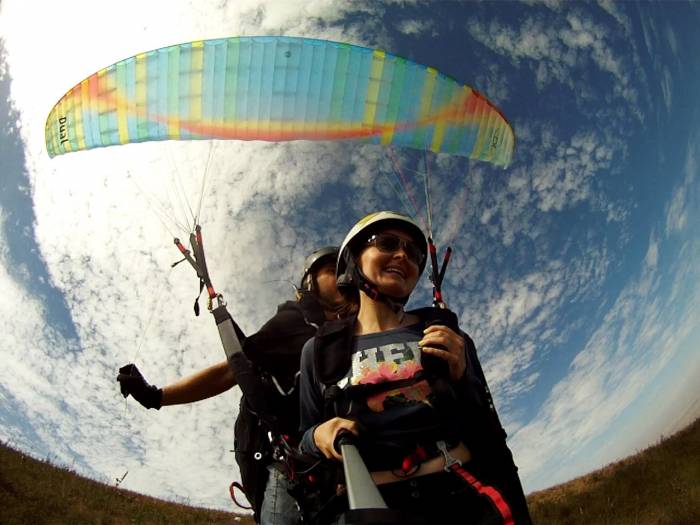 подарочный сертификат.  Полёты на параплане, фотография 1