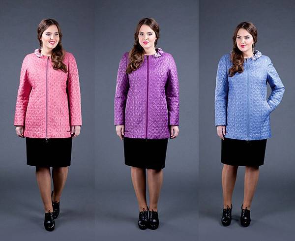 Жакет женский стеганый больших размеров, фотография 3