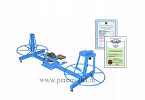 Устройство (станок) перемотки (намотки) кабеля УНК-4-2Н мод. 2, фотография 1