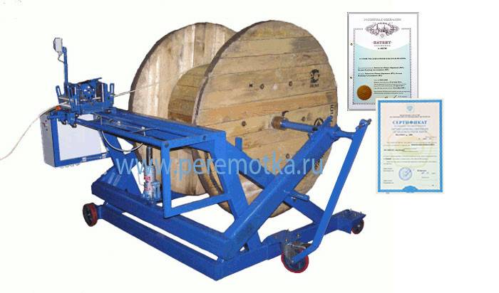 Устройство для перемотки кабеля УПК-14ПРГК с РКУ, фотография 1