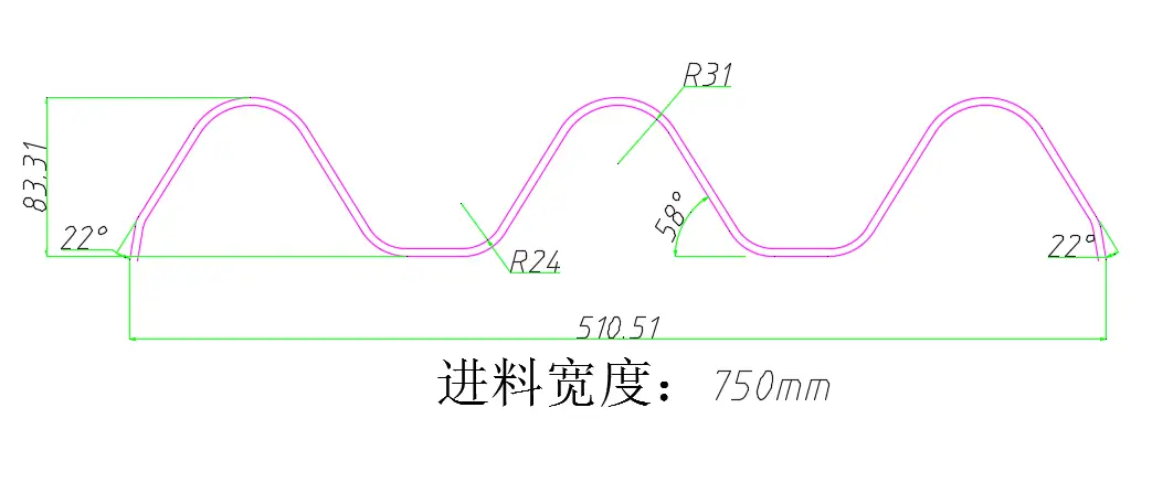 Линия по производству балки дорожного ограждения 3 волны, фотография 1