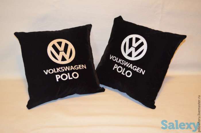 Автоподушки с нанесением логотипа машины. Печать на автоподушках любимого логотипа автомобиля., фотография 1