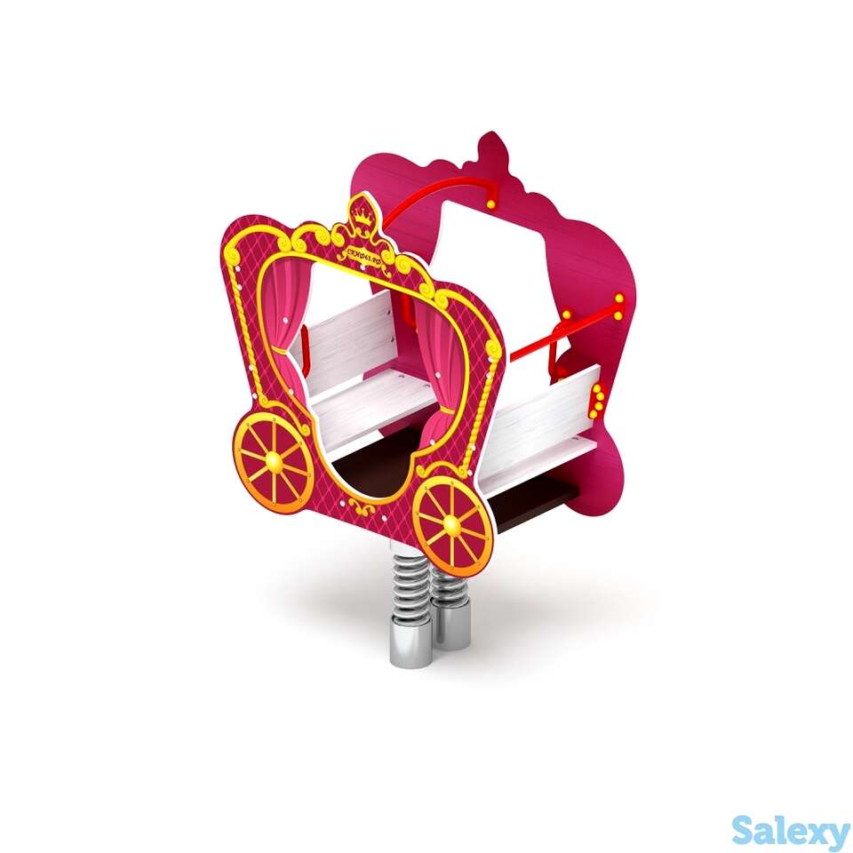 Качалка на пружине карета ио 23.03.03-01, фотография 1