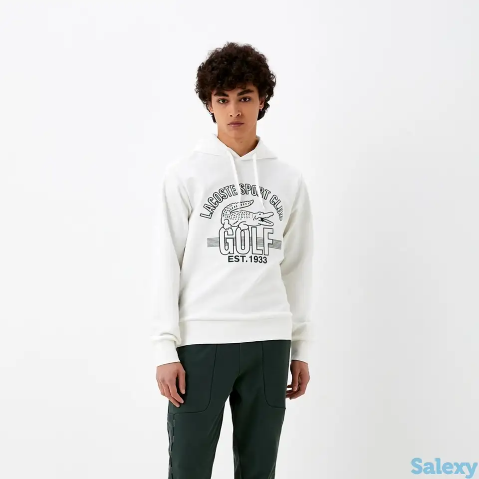 Мужская толстовка lacoste loose fit для гольфа, фотография 1