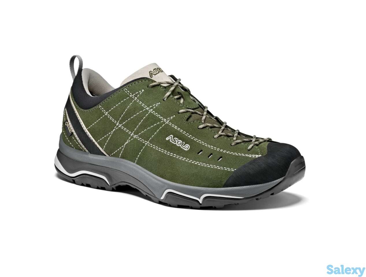 Треккинговые ботинки asolo nucleon mm rifle green/silver, фотография 1