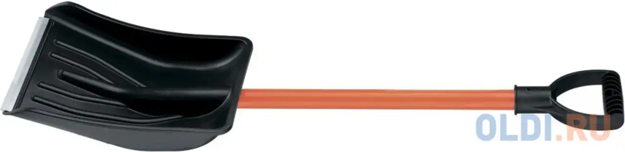 Лопата автомобильная, алюмин. черенок, алюмин. окантовка, v-образная пласт. ручка, 890 мм//, фотография 1