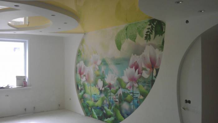 Натяжные потолки,фрески,панно,фотопечать,светодиодные лампы., фотография 9