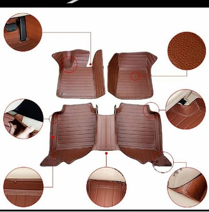 3d Автомобильные коврики (полики) из кожзаменителя (эко-кожи), фотография 1