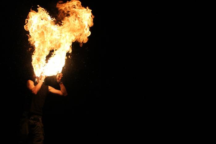 Огненное шоу в Алматы, фотография 2