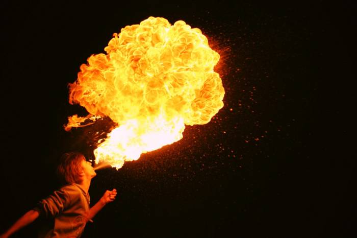 Огненное шоу в Алматы, фотография 3