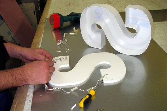 Объемные буквы, фотография 2