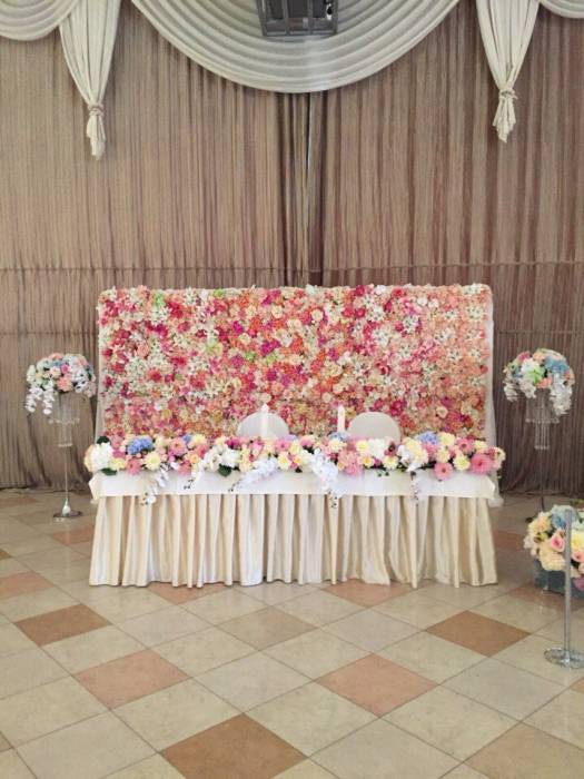 оформеление свадьбы пресс стены дешево, фотография 1